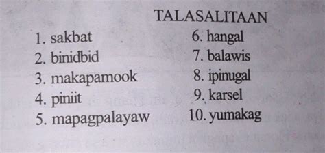 SAKBAT: Tagalog.